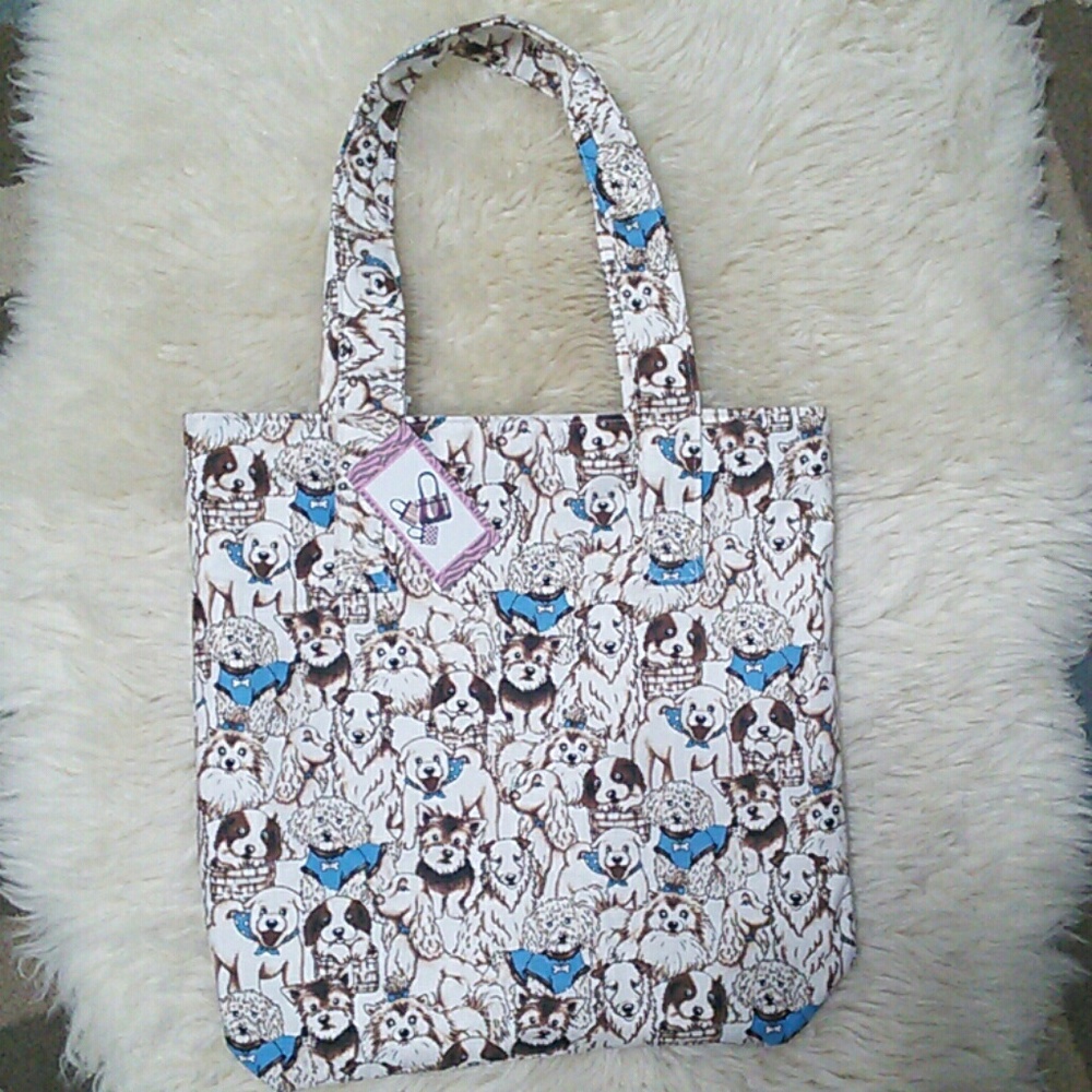 Dogs Tote Bag Reversible
